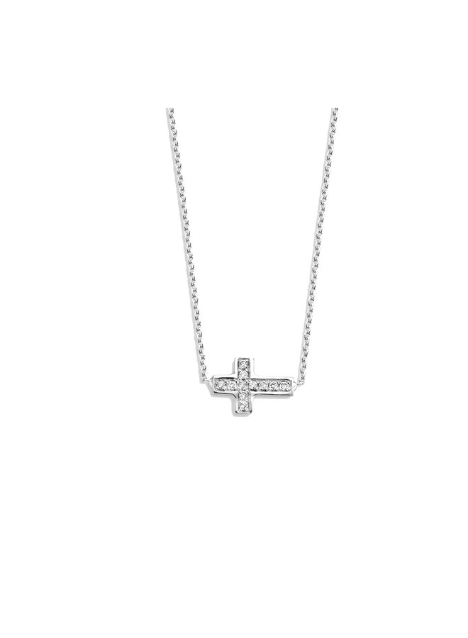 Just Diamond Necklace Cross