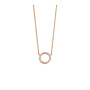 Just Diamond Necklace Open Circle