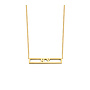 Love Bar Necklace 2 Initials