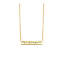 Love Bar Necklace 5 Initials