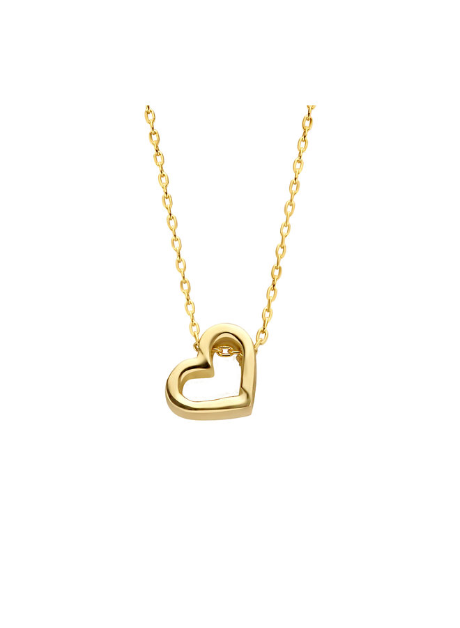 Capital Necklace Open Heart