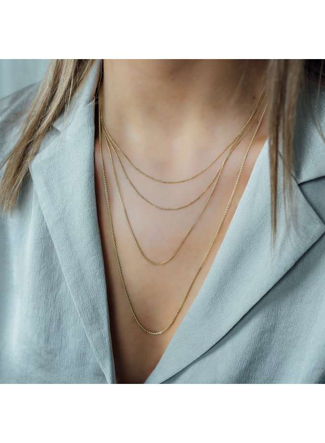 Anchor Necklace 0.8 mm 50 cm