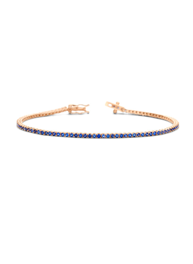 Just Diamond Tennis Bracelet Sapphire Size 1