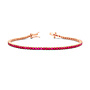 Just Diamond Tennis Bracelet Ruby Size 3