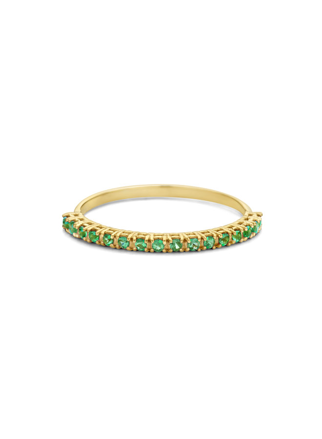 Just Diamond Ring Emerald Size 1 Half