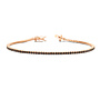 Just Diamond Tennis Bracelet Black Diamond Size 1