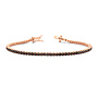 Just Diamond Tennis Bracelet Black Diamond Size 3