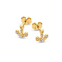 Franky's Treasure Anchor Diamond Earring Single Piece