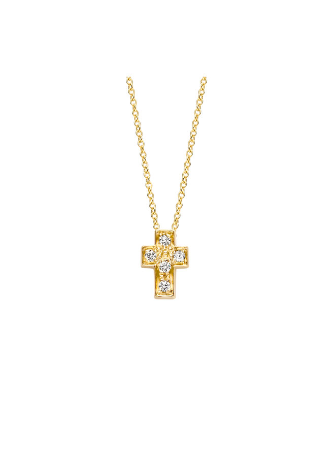 Franky's Treasure Cross Diamond Necklace