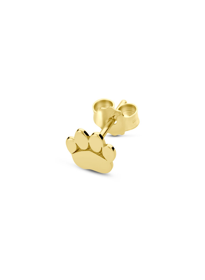 Franky's Treasure Dog Paw Earring Single Piece