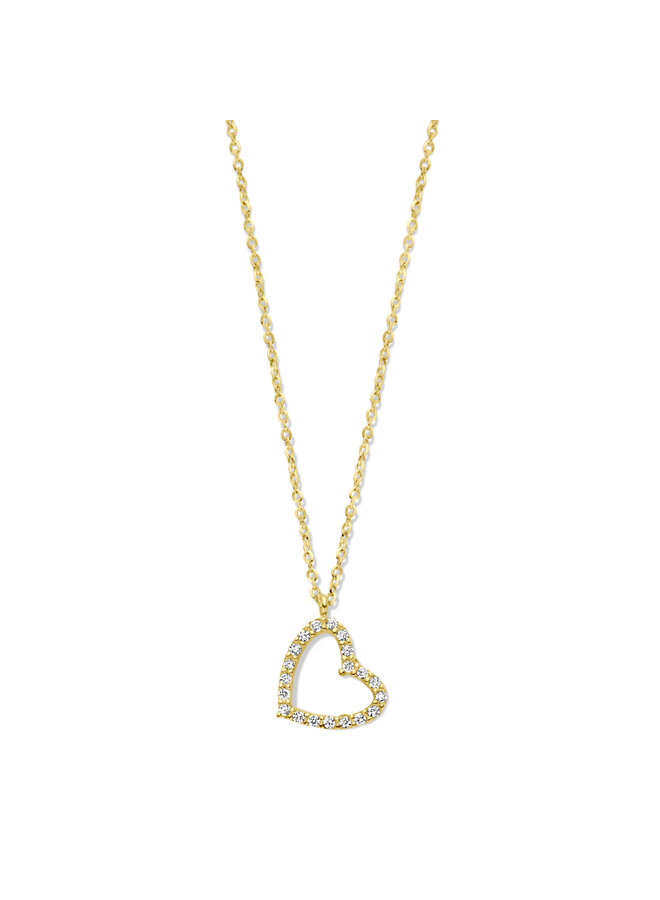 Franky's Treasure Heart Diamond Big Necklace