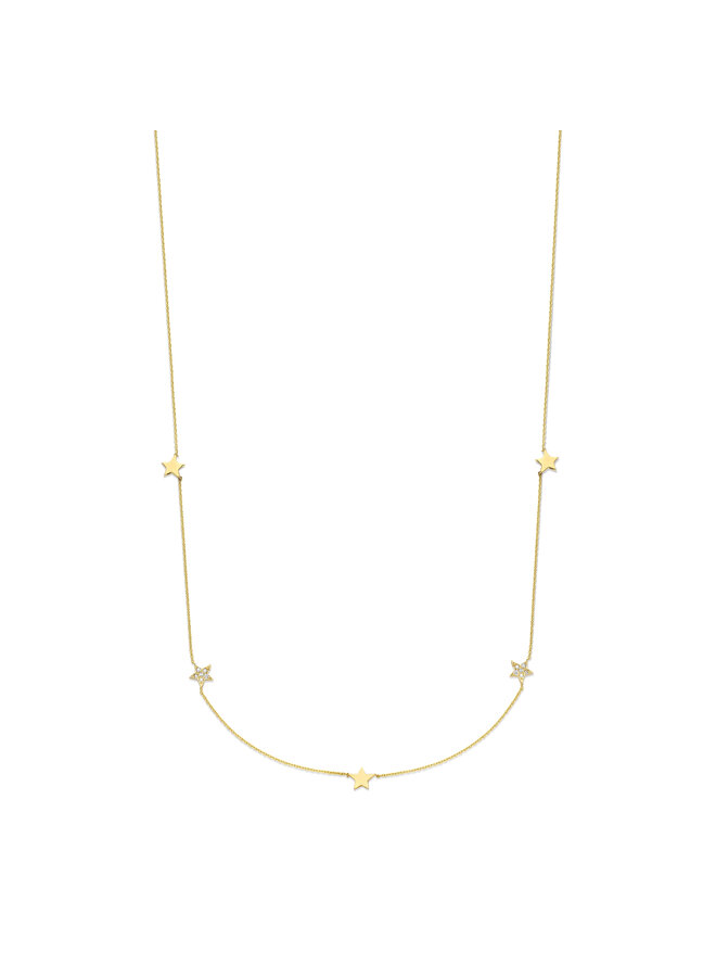 Franky's Treasure 5 Star Diamond Necklace
