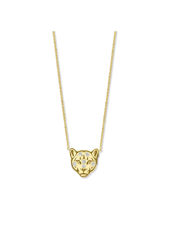Franky's Treasure Panther Diamond Necklace