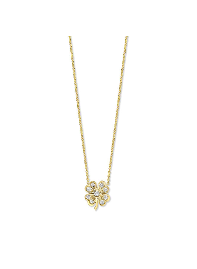 FFranky's Treasure Clover Diamond Necklace