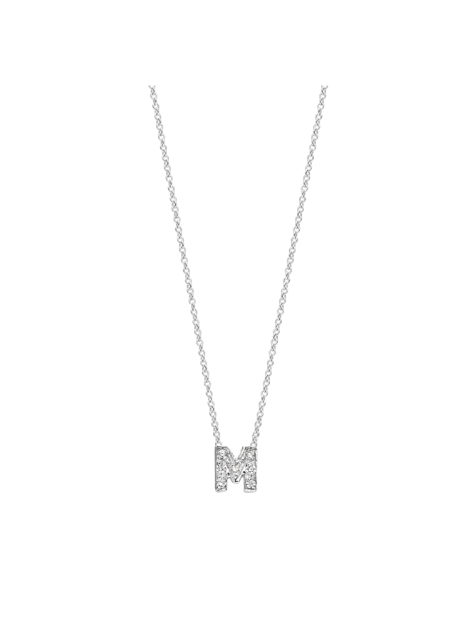 Franky's Treasure Letter Diamond Necklace