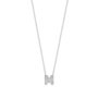 Franky's Treasure Letter Diamond Necklace