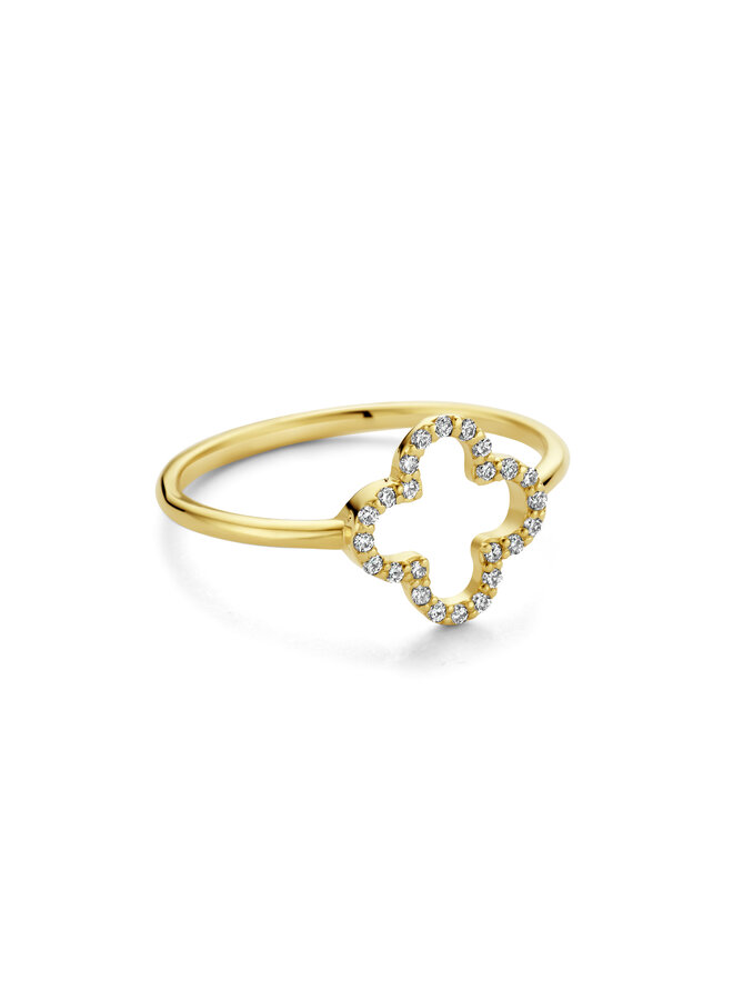 Iconic Lucky Clover Diamond Ring