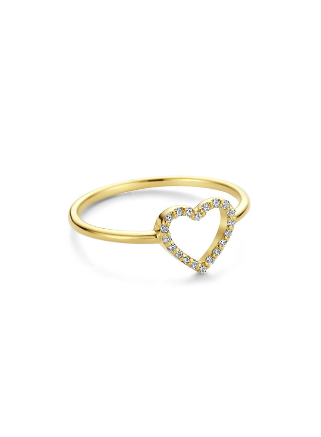 Iconic Heart Diamond Ring