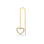Iconic Heart Diamond Chain Earring