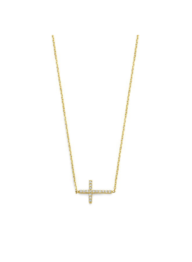 Iconic Cross Diamond Necklace