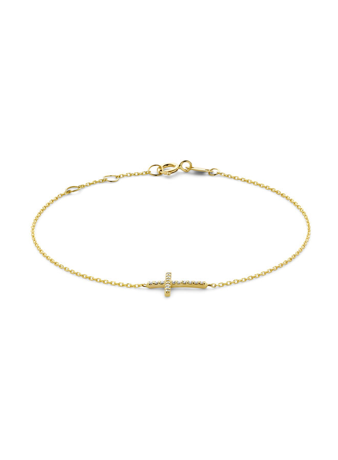 Iconic Cross Diamond Bracelet Chain
