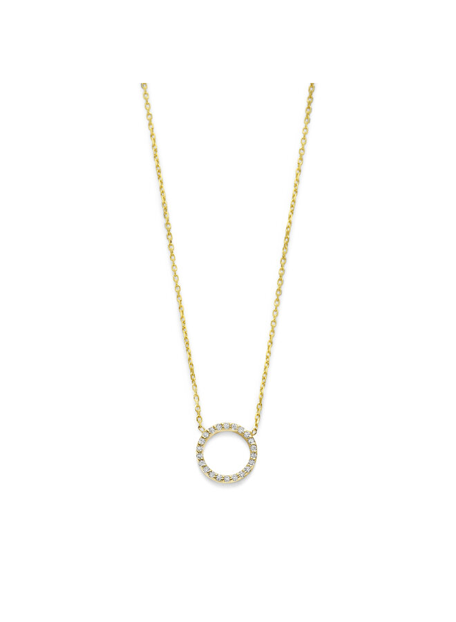 Iconic Round Diamond Necklace