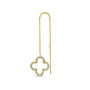 Iconic Lucky Clover Diamond Chain Earring
