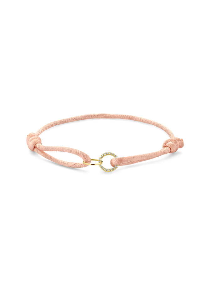 Iconic Double Round Diamond Bracelet Cord