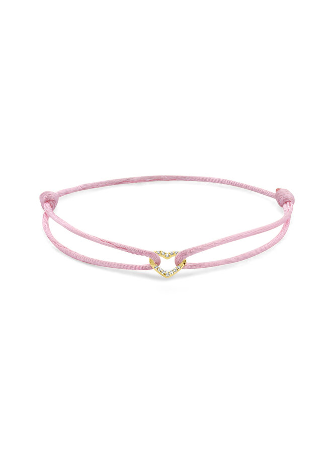 Iconic Heart Diamond Bracelet Cord