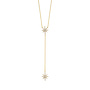 Universe Dubbele Diamant Ster Ketting