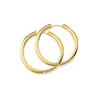 14 Karaat Gouden Iconic Earring Big – Tijdloze Grote Hoop Oorbellen van Just Franky