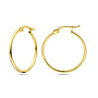 14 Karaat Gouden Iconic Earring Small 23mm van Just Franky