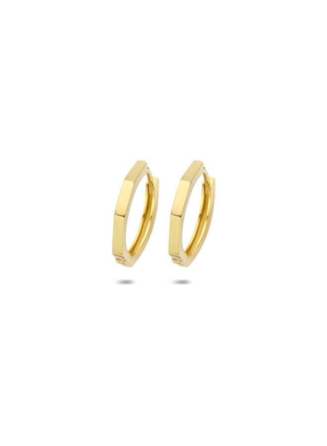 Franky's Candy Octagon Earring 14K Goud