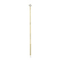 14 Karaat Gouden Doortrekoorbel met Lab Grown Diamant 0.10ct 70mm van Just Franky