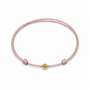 Honey Bee Satijnkoord Ketting 14K Goud
