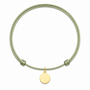 Charm Satijnkoord Ketting Munt 14K Goud