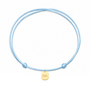 Tag Satijnkoord Ketting Bedel 14K Goud