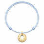 Family Satijnkoord Ketting met Vintage Coin Maxi bedel 14K Goud