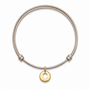 Family Satijnkoord Ketting met Vintage Coin Mini bedel 14K Goud