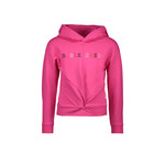 B-nosy Girls hoodie with knot effect and chest artwork