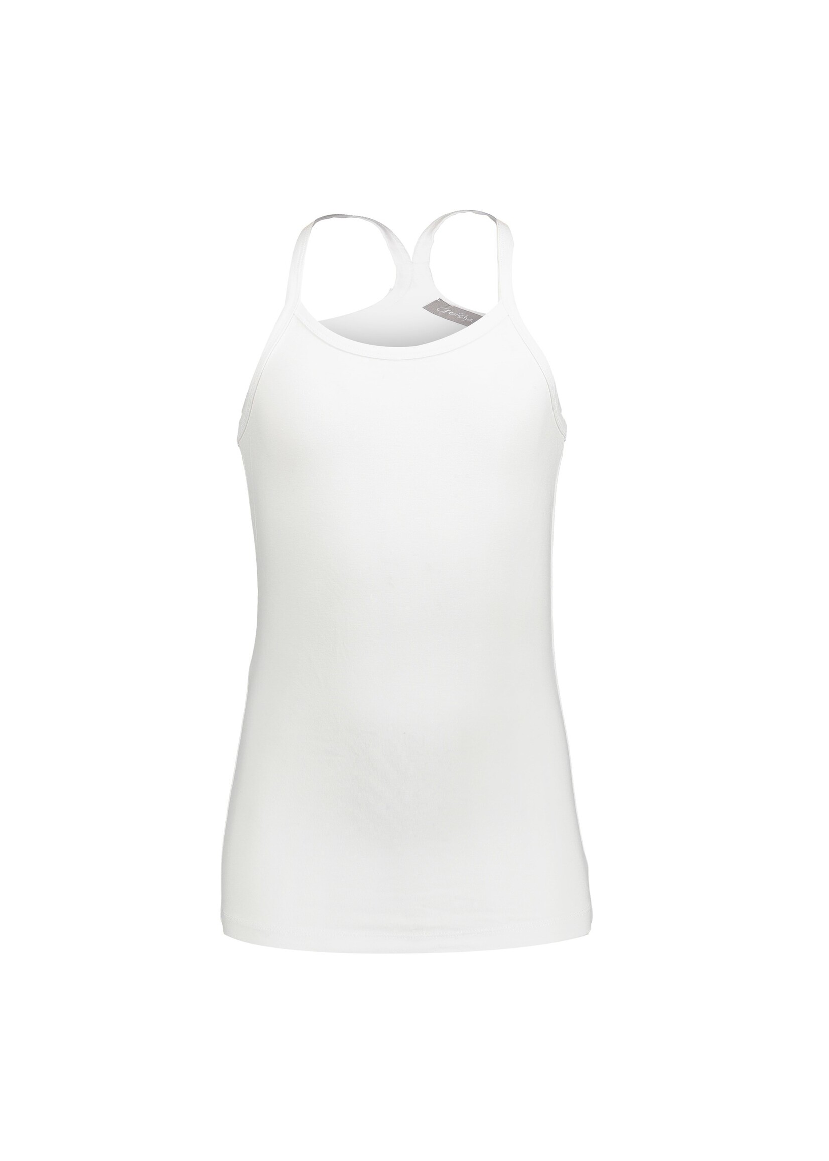 Geisha Singlet basic White