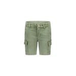 B-nosy Boys proud green denim short with patched pockets proud green denim