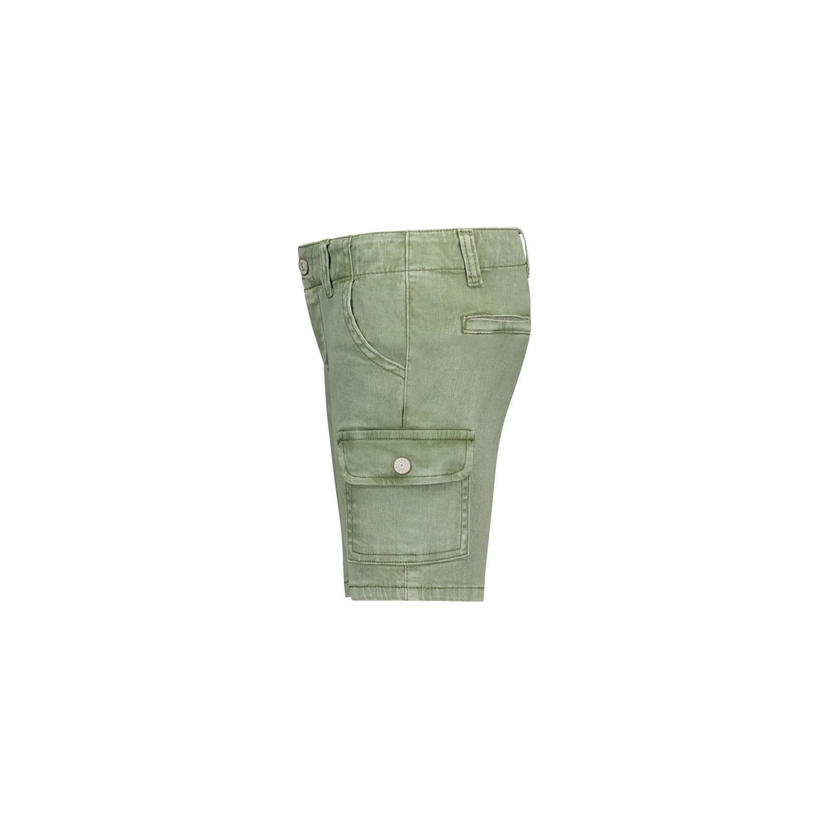 B-nosy Boys proud green denim short with patched pockets proud green denim
