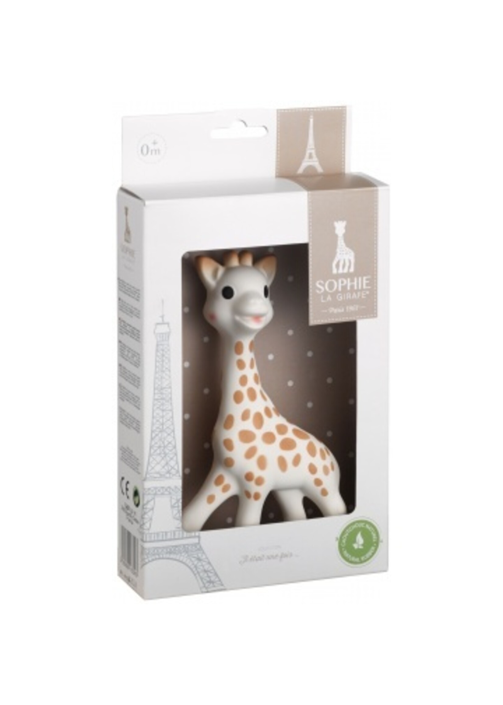 Kleine Giraf B.V. Sophie de giraf in witte geschenkdoos