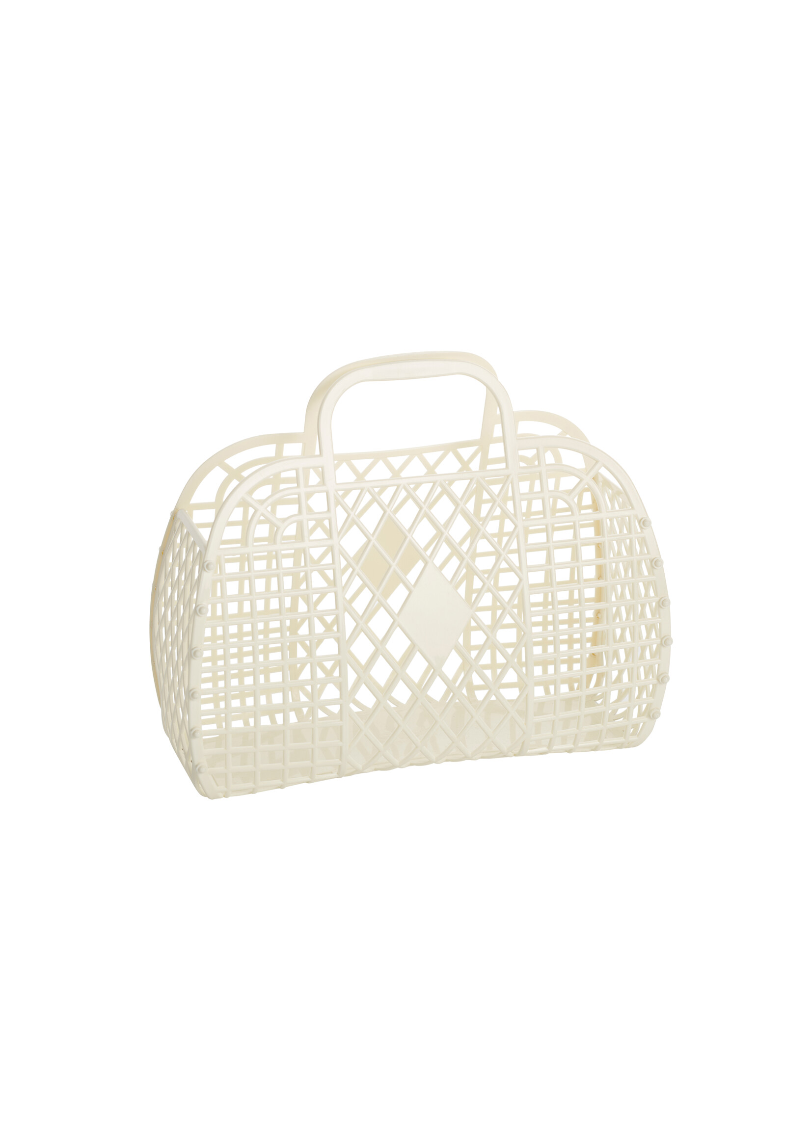 Sun Jellies RETRO BASKET - Small Cream