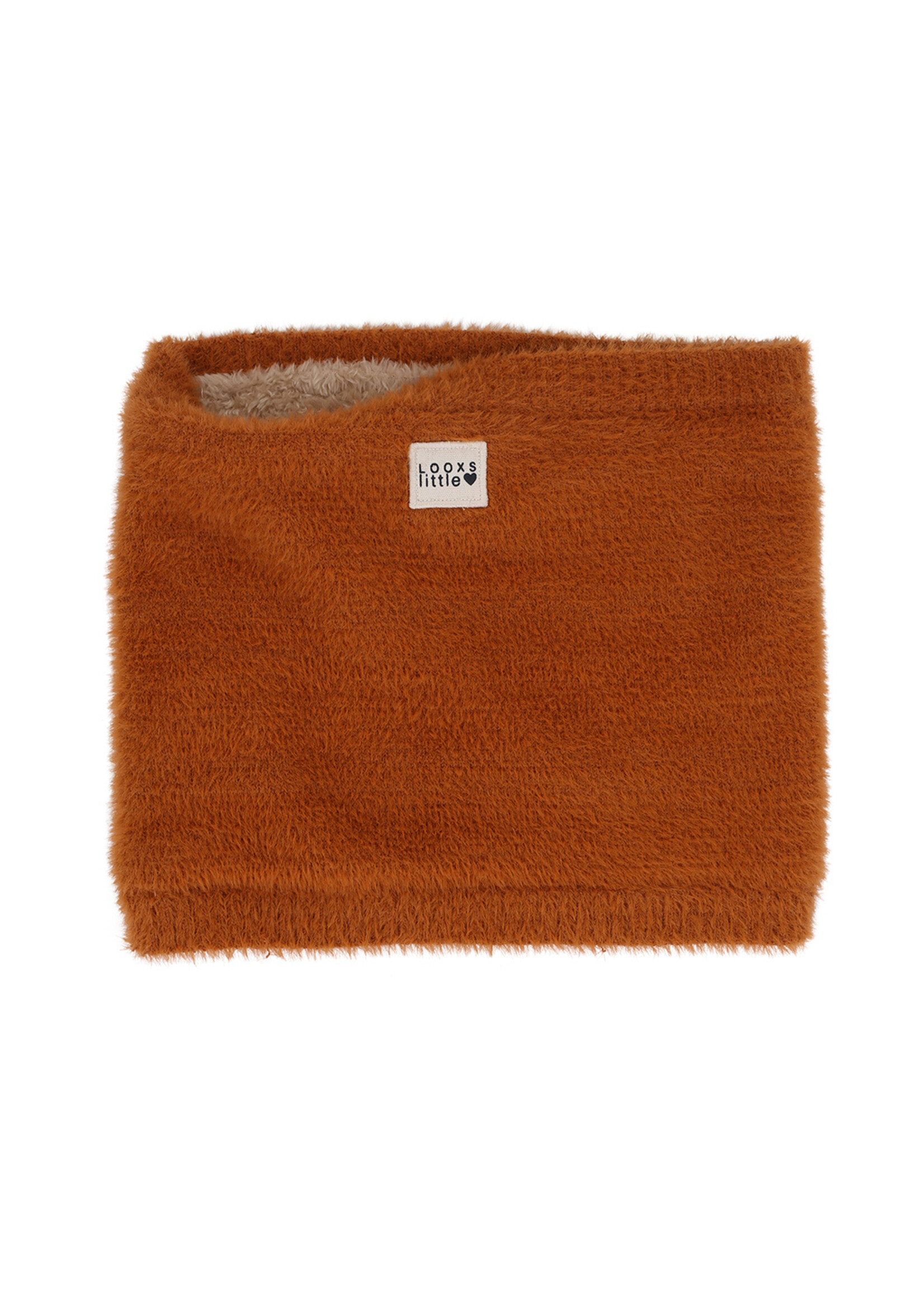 LOOXS Little Little knitted scarf Cinnamon