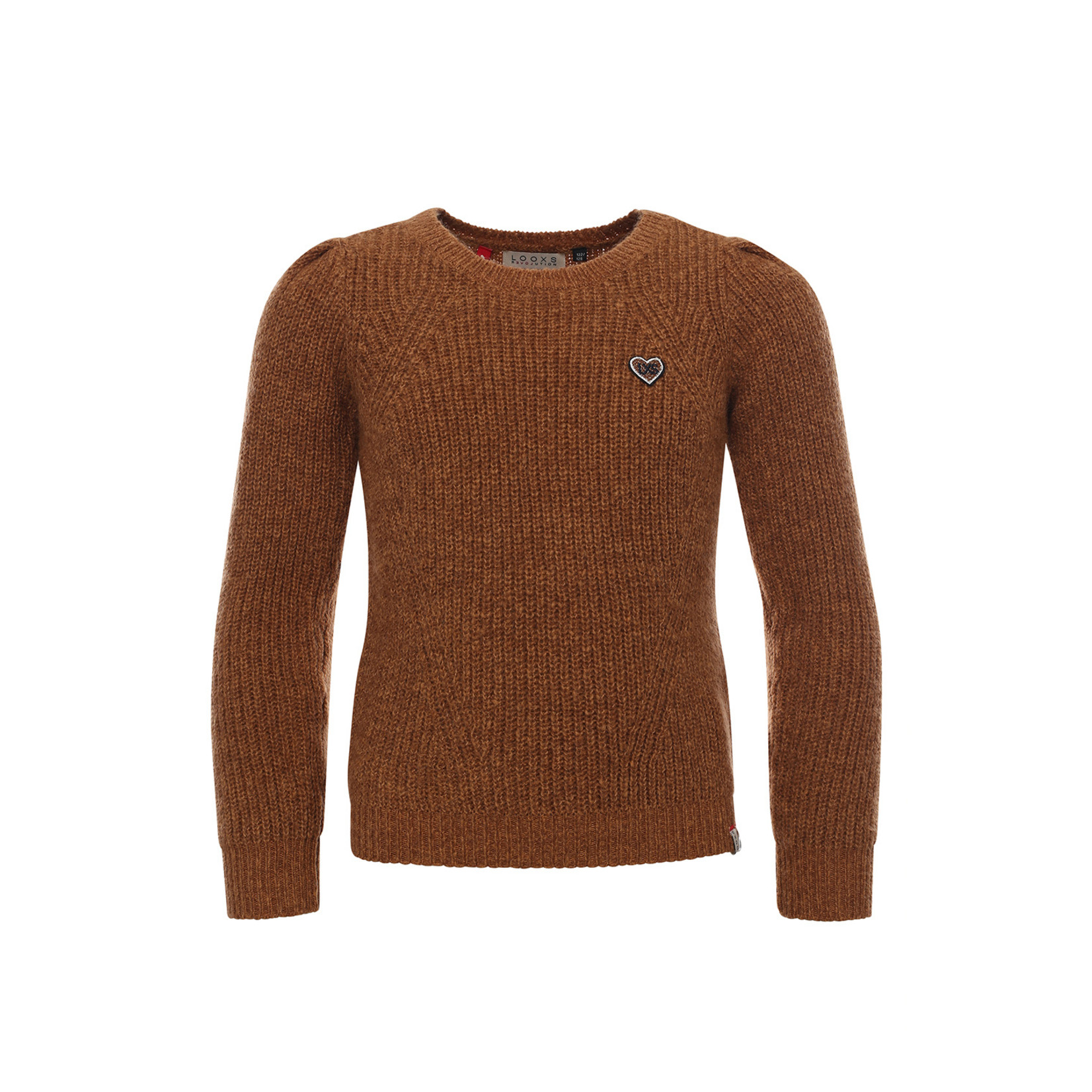 LOOXS Little Little knitted pullover Browny