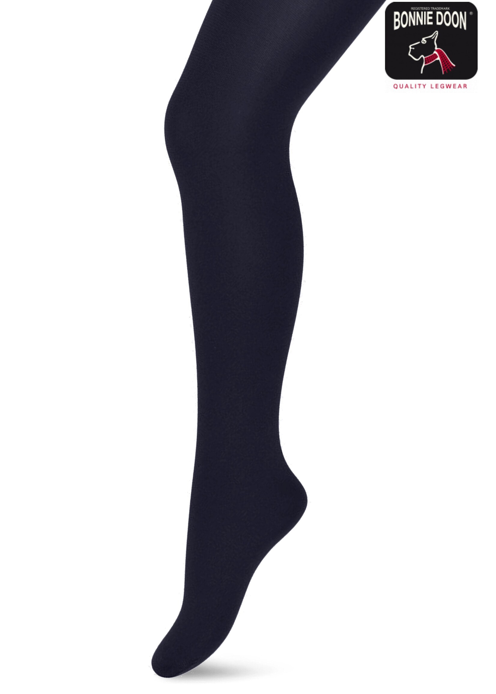 Bonnie Doon Panty's Basic Opaque Tights  Navy