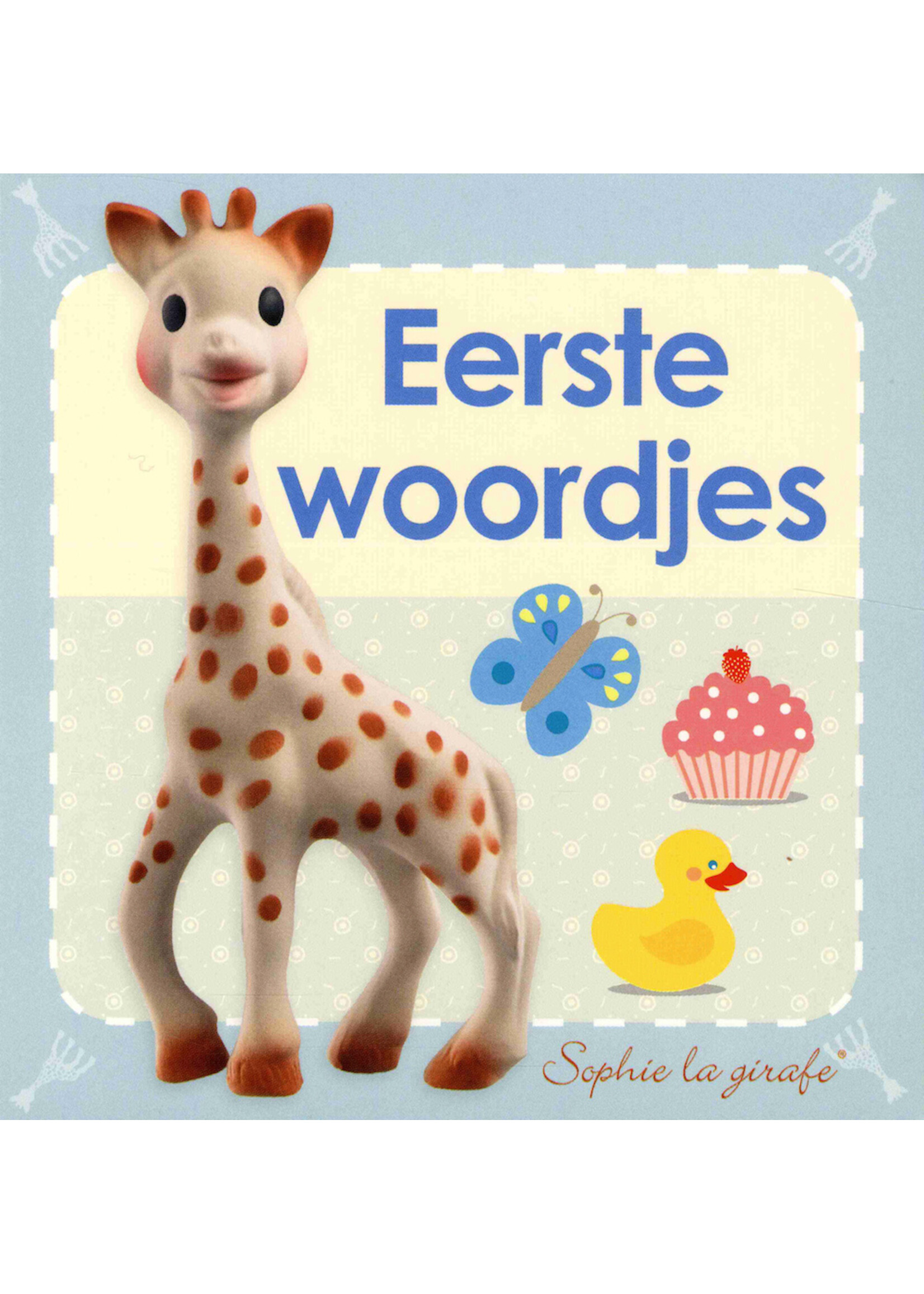 Kleine Giraf B.V. Sophie de giraf baby kartonboekje: Eerste woordjes