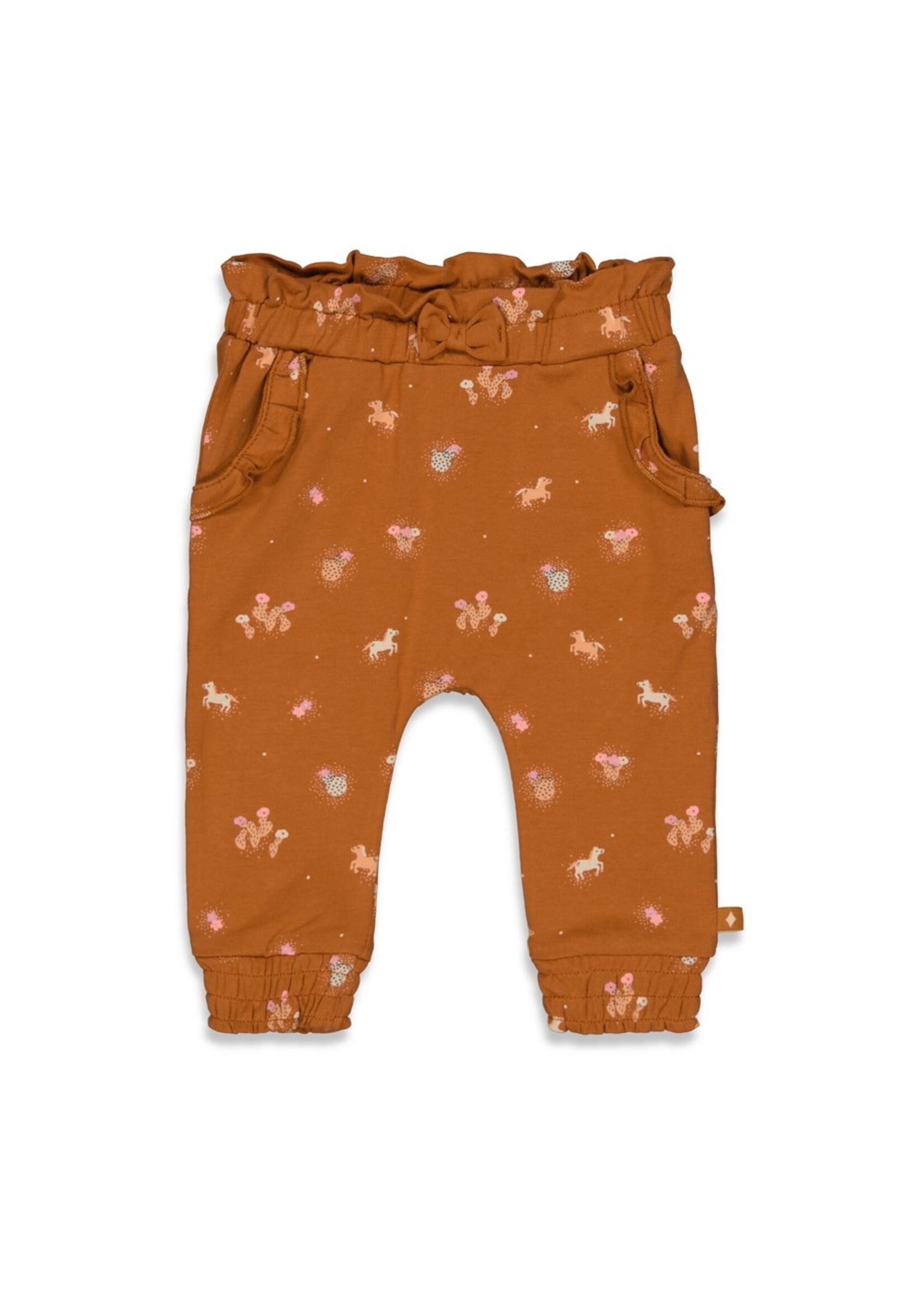 Feetje Broek AOP - Howdy Honey Bruin